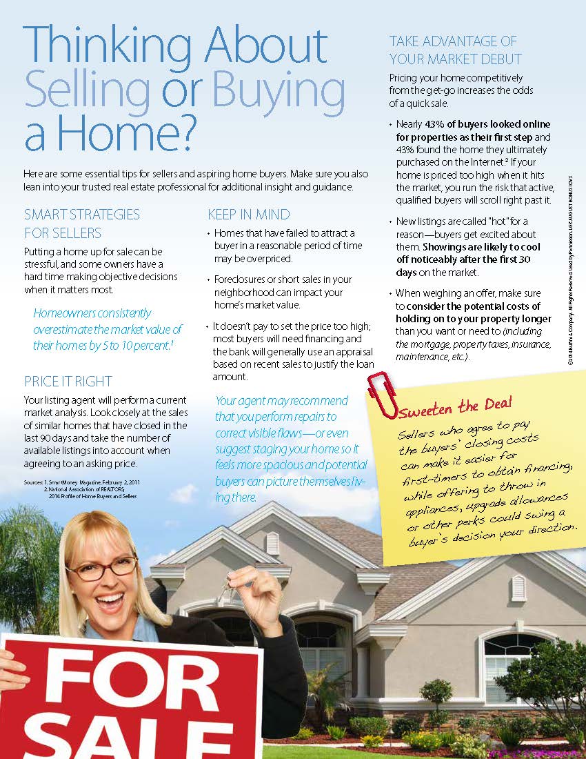 Thinking about Selling or Buying a Home